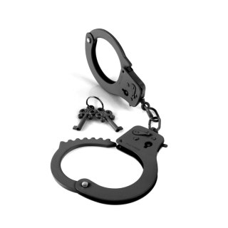 Pipedream Fetish Fantasy Series Designer Metal Handcuffs Black