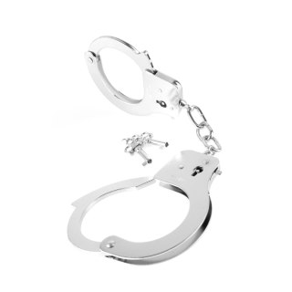 Pipedream Fetish Fantasy Series Designer Metal Handcuffs Silver