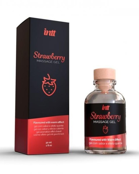 Żel Strawberry Kissable Massage Gel