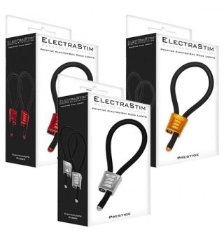 ElectraStim - Prestige Electraloops 2 x Regulowany Cockring (czerwony)