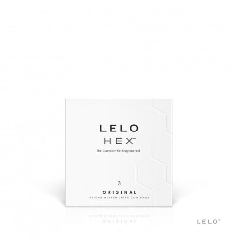 LELO - HEX Original prezerwatywy lateksowe (3 sztuki)