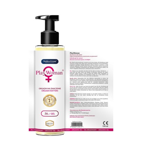 PlayWoman 150 ml - Żel pobudzający orgazm dla kobiet