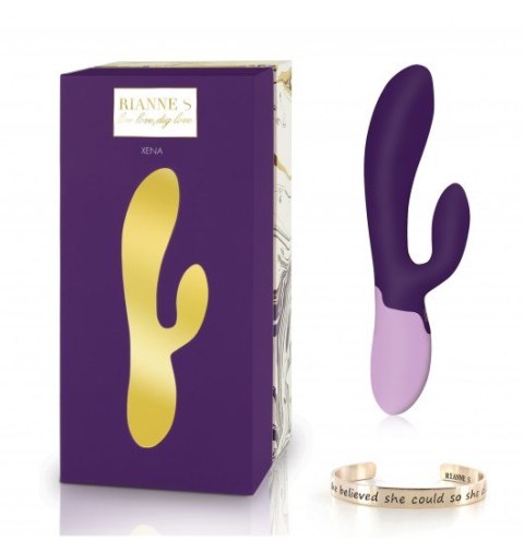 Rianne S ESSENTIALS - Xena Rabbit Vibrator Deep Purple