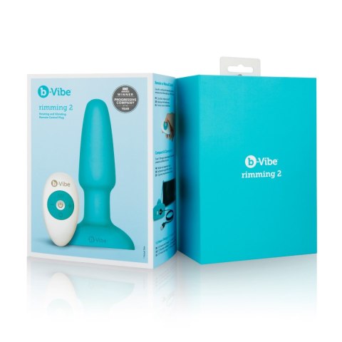 B-VIBE RIMMING PLUG 2 TEAL