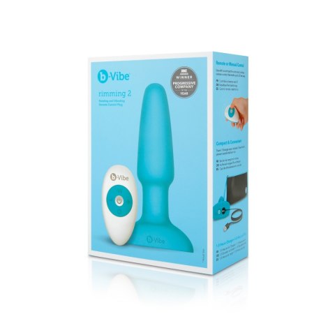 B-VIBE RIMMING PLUG 2 TEAL