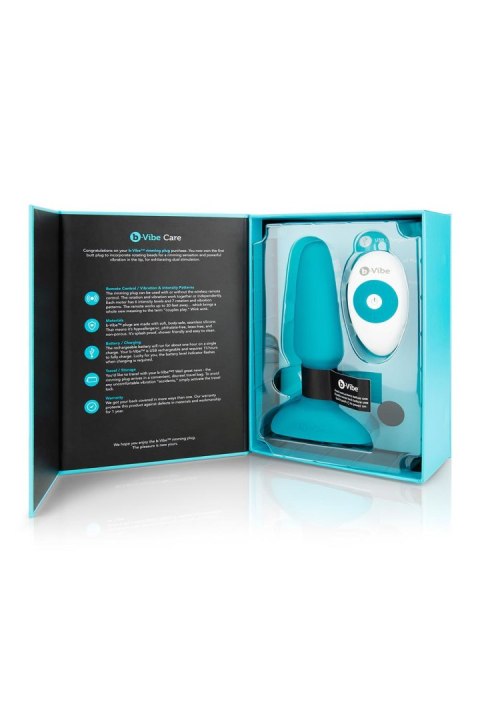 B-VIBE RIMMING PLUG 2 TEAL