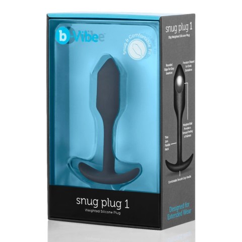 B-VIBE SNUG PLUG 1 BLACK