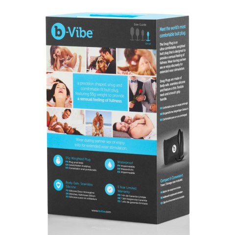 B-VIBE SNUG PLUG 1 BLACK