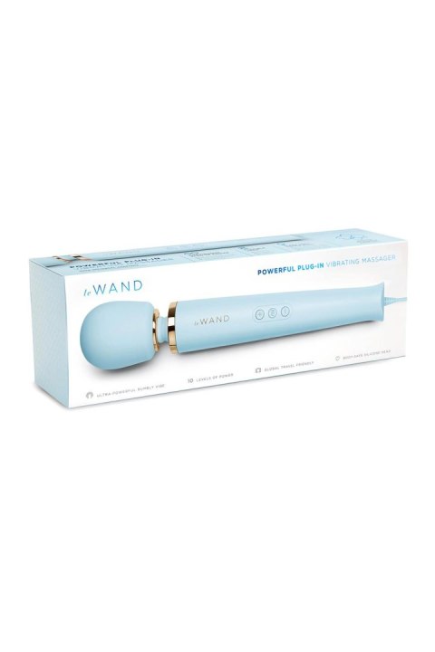 Masażer wibracyjny LE WAND PLUGIN SKY BLUE