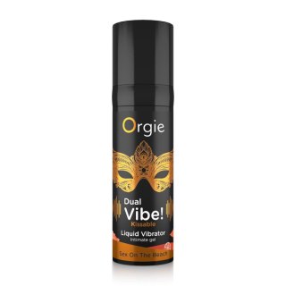 ORGIE DUAL VIBE! SEX ON THE BEACH KISSABLE LIQUID VIBRATOR - 15 ML