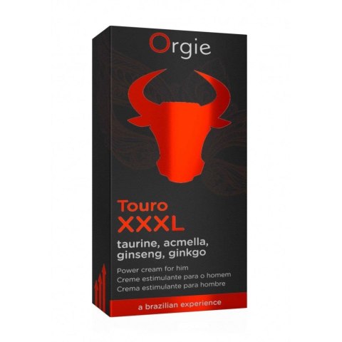 ORGIE Krem-TOURO XXXL - ERECTION CREAM - 15 ML