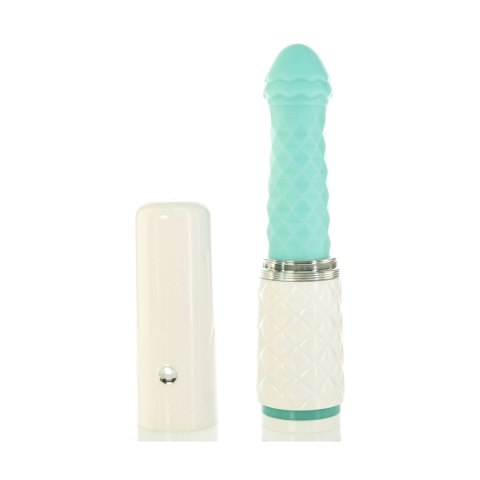 Pillow Talk Feisty Thrusting Vibrator Turquoise