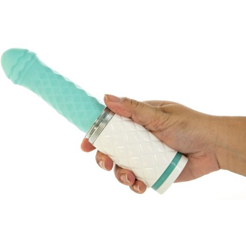 Pillow Talk Feisty Thrusting Vibrator Turquoise