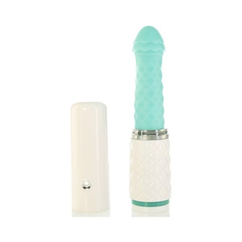 Pillow Talk Feisty Thrusting Vibrator Turquoise