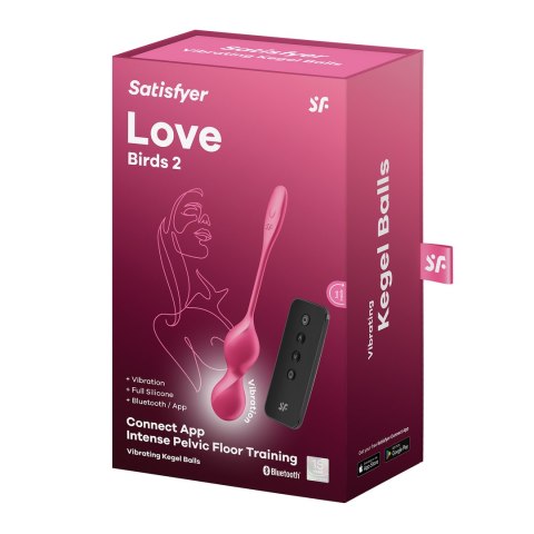 Satisfyer Love Birds 2 - stymulacja punktu G - różowy