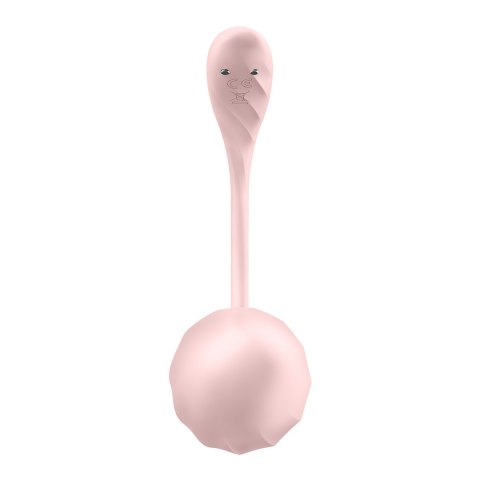 Satisfyer Ribbed Petal Connect App - Wibrator dla par - Rose