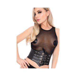 Kinky Diva Buckled Front Waist Cincher