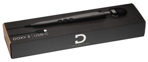 Masażer wibracyjny Doxy 3 USB-C Matte Black