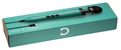 Masażer wibracyjny Doxy 3 USB-C Turqoise