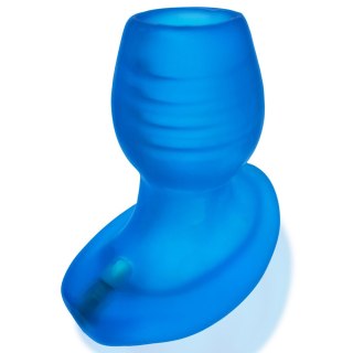 Oxballs - Glowhole-1 Hollow Buttplug with Led Light Large Blue