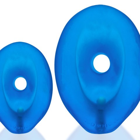 Oxballs - Glowhole-1 Hollow Buttplug with Led Light Large Blue