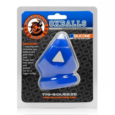 Oxballs - Tri-Squeeze Cocksling and Ballstretcher Blue