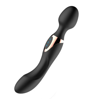 Wibrator Różdżka 2w1 Double Pleasure black