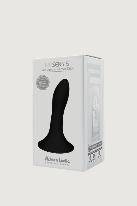 Adrien Lastic Hitsens Model 5 Black - Silikonowe Dildo PREMIUM