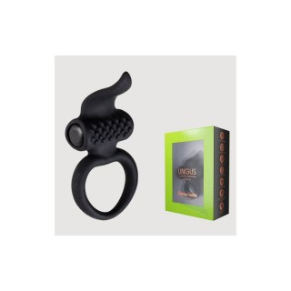 Adrien Lastic Lingus Black - Mini Pierścień wibrujący