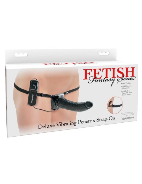 Fetish Fantasy Series Deluxe Vibrating Penetrix Strap-On Black