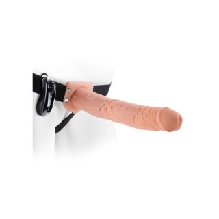 Fetish Fantasy Strap-on Series 11" Vibrating Hollow Strap-On Light