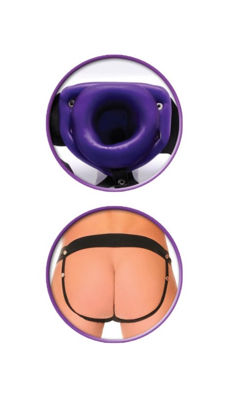 Fetish Fantasy Strap-on Series For Him or Her Hollow Strap-On Purple