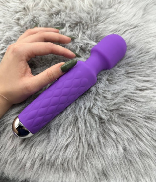 Wibrator Różdżka Masażer do ciała Violet Wand