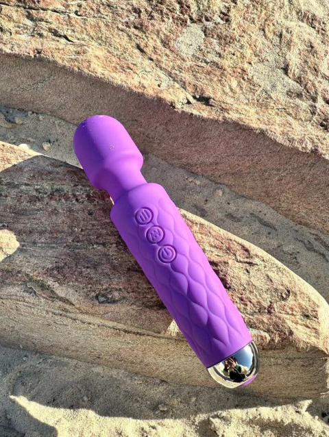 Wibrator Różdżka Masażer do ciała Violet Wand