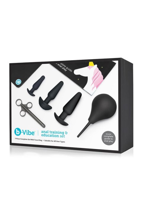 B-VIBE ANAL EDUCATION SET BLACK