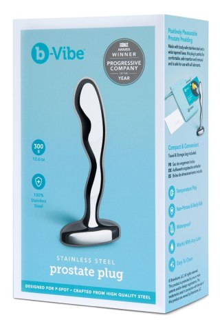 B-VIBE STAINLESS STEEL PROSTATE PLUG