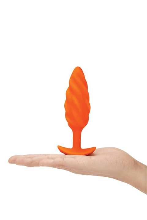 B-VIBE SWIRL TEXTURE PLUG ORANGE