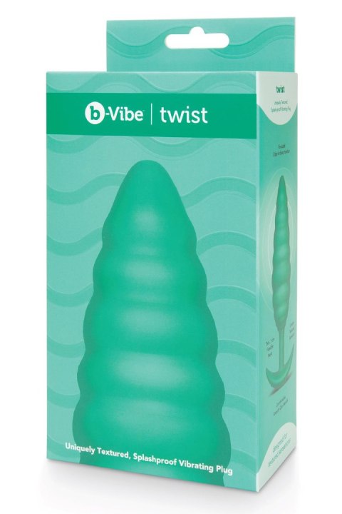 B-VIBE TWIST TEXTURE PLUG GREEN