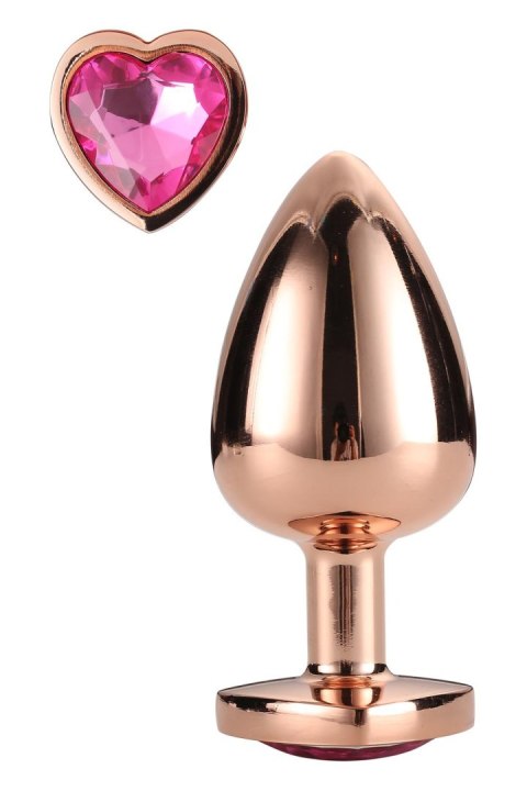 GLEAMING LOVE ROSE GOLD PLUG SMALL