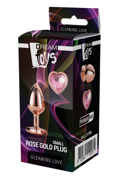 GLEAMING LOVE ROSE GOLD PLUG SMALL