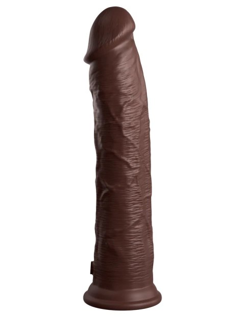 King Cock Dildo Elite 11"Dual Density Silicone Cock Brown