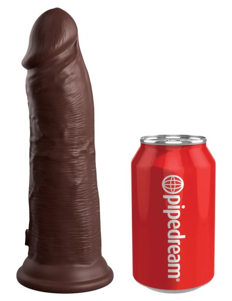 King Cock Dildo Elite 8" Dual Density Silicone Cock Brown