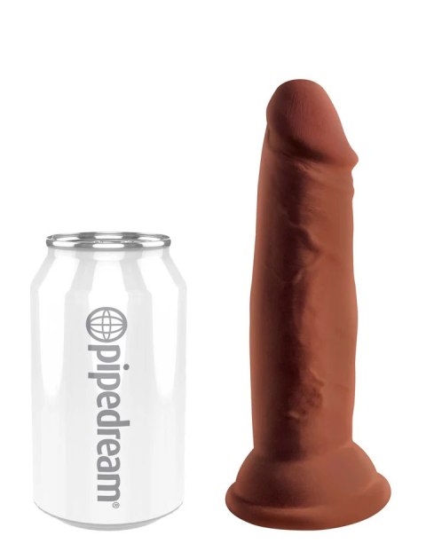 King Cock Dildo Plus 6" Triple Density Cock Brown