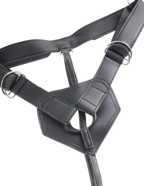 King Cock Strap on Harness with 8" Cock Brown