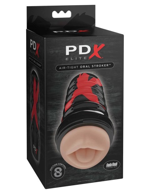 PDX Elite Masturbator Air Tight Oral Stroker Light