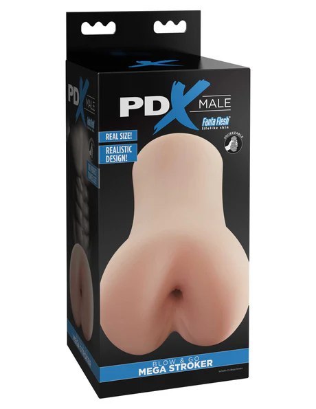 PDX Male Masturbator Blow & Go Mega Stroker Light