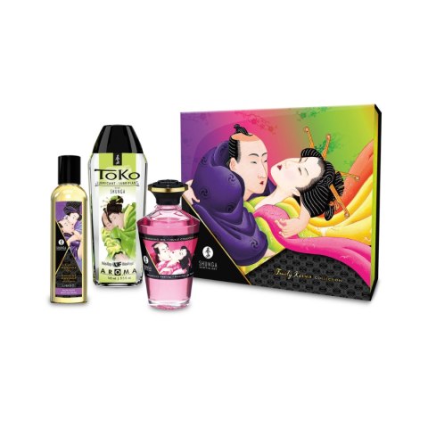 Shunga zestaw olejków do masażu Fruity Kisses Collection