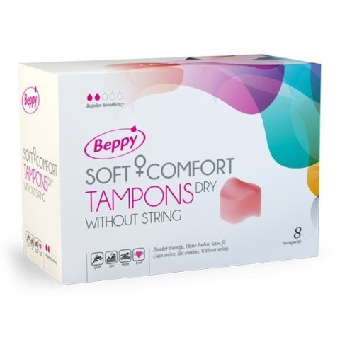 Tampony bez sznurka suche Beppy Soft Comfort Tampons Dry 8 szt.