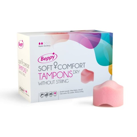 Tampony bez sznurka suche Beppy Soft Comfort Tampons Dry 8 szt.