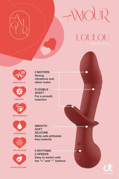 AMOUR FLEXIBLE G-SPOT DUO VIBE LOULOU